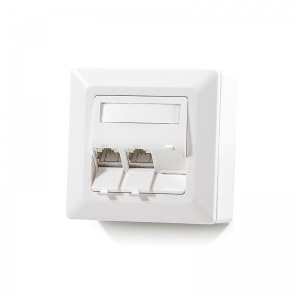 Keline zásuvka Modulo50 Cat 6, povrchová, osadená s 3xKEJ-C6-S-TL